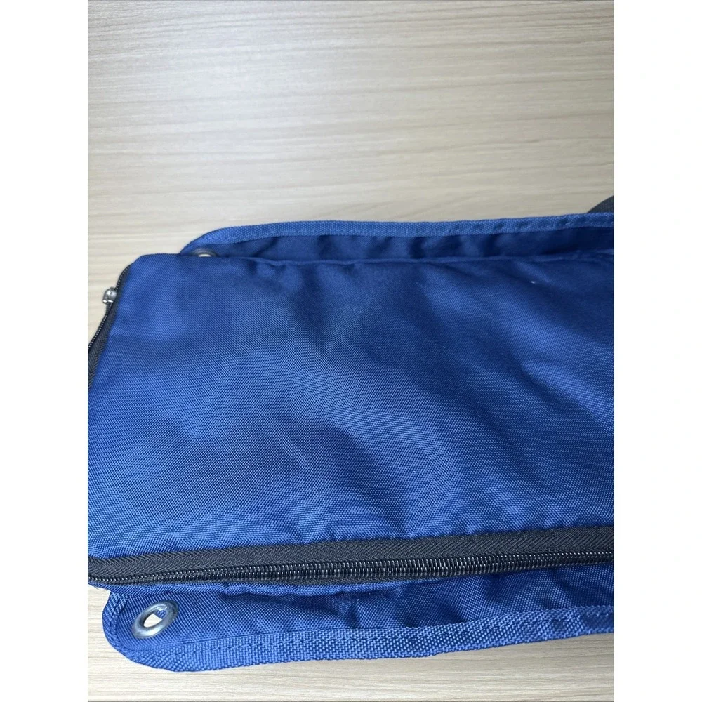 TOMMY BAHAMA Expandable Lunch Cooler Shoulder Bag Blue Fish Relax
